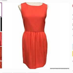 J. Crew Coral Dress with Side Pockets - Size 6
